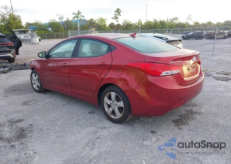 2013 Hyundai Elantra Gls z USA, uszkodzony, nr VIN 5NPDH4AE3DH258677